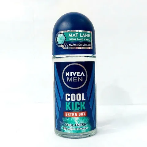 Lăn Ngăn Mùi NIVEA MEN Cool Kick Mát Lạnh Thơm Sảng Khoái 50ml 215213