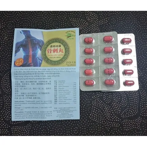 Thoái Cốt Hoàn - Hỗ Trợ Giảm Đau Nhức Khớp, Thoát Vị Đĩa Đệm, Đau Thần Kinh Tọa, Điều Trị Viêm Khớp