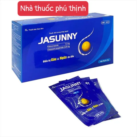 Dầu Gội Jasunny 50 Gói - Giảm Gàu, Ngứa Da Đầu, Viêm Da Tiết Bã Nhờn, Hỗ Trợ Làm sạch tóc và Da đầu hiệu quả