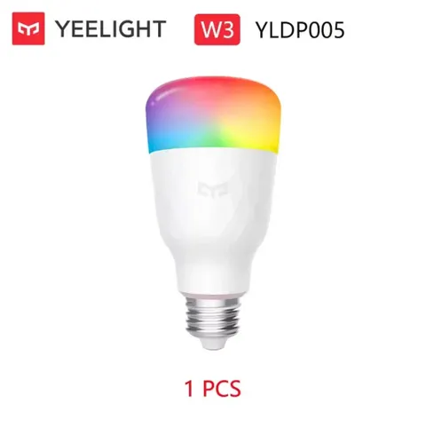 Bóng đèn LED Thông minh XIAOMI Yeelight W3 E26/E27 - Điều khiển qua App, Đèn RGB, Tiết kiệm điện, Tích hợp Google Assistant và Alexa