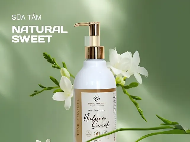 Sữa Tắm Sáng Da Dưỡng Thể Natura Sweet 300ml - Hương Nước Hoa Cao Cấp, Dưỡng Ẩm Mềm Mại Cho Mọi Loại Da