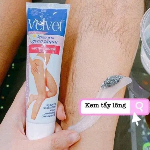 Kem tẩy lông Velvet Nga 100ml combo 2 tuýp