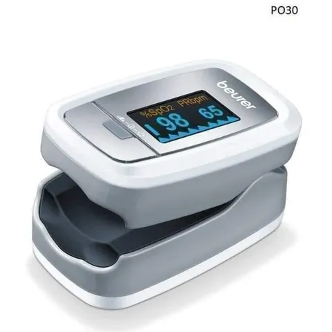 Máy Đo Nồng Độ Oxy Trong Máu Beurer PO30 - Thiết Bị Chăm Sóc Sức Khỏe, Kiểm Tra SpO2 Nhỏ Gọn, Dễ Sử Dụng Tại Nhà