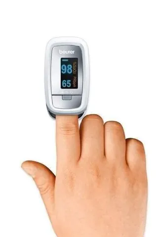 Máy Đo Nồng Độ Oxy Trong Máu Beurer PO30 - Thiết Bị Chăm Sóc Sức Khỏe, Kiểm Tra SpO2 Nhỏ Gọn, Dễ Sử Dụng Tại Nhà