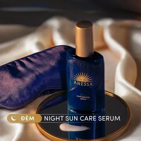 Serum Anessa Night Sun Care Phục Hồi Da Sau Nắng - Dưỡng Ẩm & Giảm Đốm Nâu, Chăm Sóc Da Toàn Diện Mùi Hương Lavender