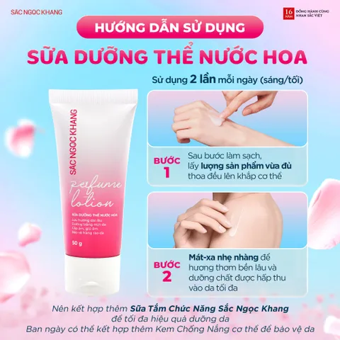 Sữa Dưỡng Thể Nước Hoa Sắc Ngọc Khang 350g - Tinh Chất Dưỡng Trắng Da, Hương Thơm Quyến Rũ từ Chanel Coco Mademoiselle