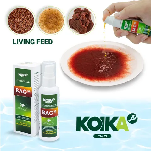 Men Tiêu Hóa Koika-BAC M - Vitamin Cao Cấp Hỗ Trợ Phục Hồi Sức Khỏe Cho Cá Cảnh và Tép - Giảm Bệnh Đường Ruột