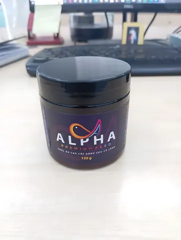 Cám Cao Cấp ALPHA 60g - 120g Dinh Dưỡng Tăng Tốc Tiêu Hóa Cho Cá Cảnh, Cải Thiện Sức Khỏe và Màu Sắc Cá