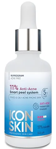 [Hàng C.Ty] Iconskin Anti-Acne Smart Pell System 11% peel da không bong công nghệ mới 30ml