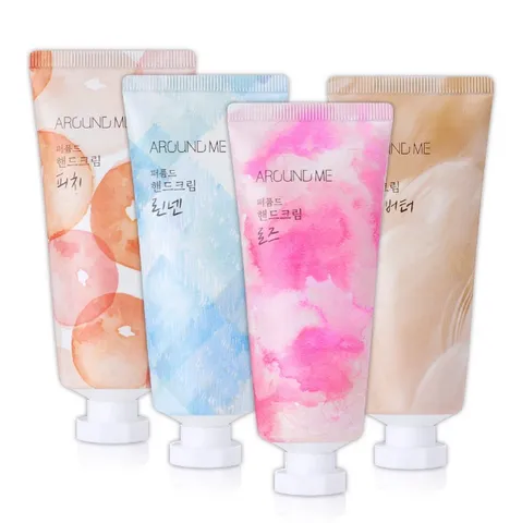Kem Dưỡng Da Tay Welcos Around Me 60g - Làm Mềm, Dưỡng Ẩm Trắng Sáng Da Hàn Quốc, Phục Hồi Độ Đàn Hồi Da, Hương Thơm Dễ Chịu