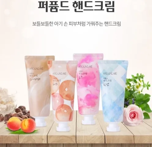 Kem Dưỡng Da Tay Welcos Around Me 60g - Làm Mềm, Dưỡng Ẩm Trắng Sáng Da Hàn Quốc, Phục Hồi Độ Đàn Hồi Da, Hương Thơm Dễ Chịu