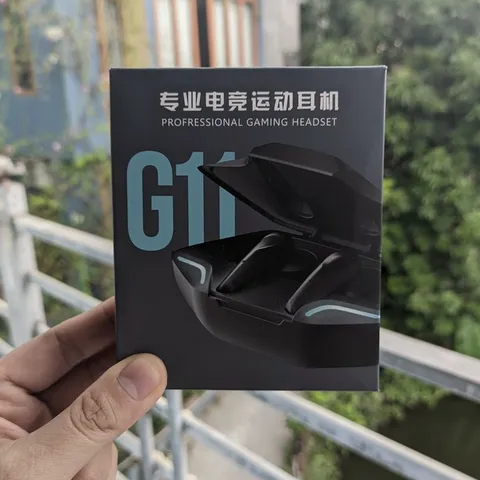 Tai Nghe Gaming Không Dây Floveme G11 - Bluetooth 5.0, Giảm Tiếng Ồn, Âm Thanh Hifi, Tích Hợp Micro, Phong Cách Game Thủ