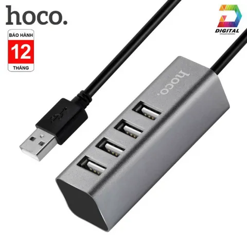 Bộ Hub chia 4 cổng USB hàng Hoco mã HB1