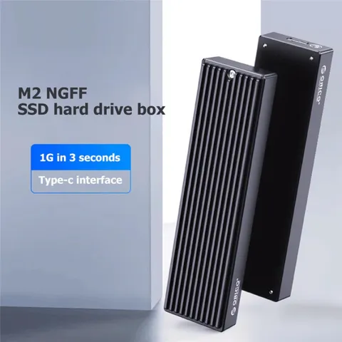 Box ổ cứng di động SSD M.2 SATA ORICO M2PF-C3 - USB 3.1 Type-C, hỗ trợ tối đa 2TB, thiết kế nhỏ gọn, tương thích Windows/Mac/Linux