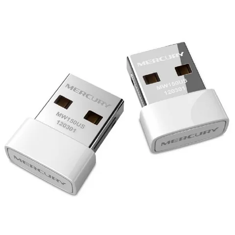 USB Mini WiFi MERCURY 150Mbps - Thiết bị thu sóng WiFi cho máy tính để bàn, nhỏ gọn, dễ sử dụng, chính hãng