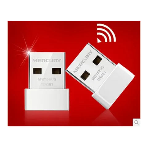 USB Mini WiFi MERCURY 150Mbps - Thiết bị thu sóng WiFi cho máy tính để bàn, nhỏ gọn, dễ sử dụng, chính hãng