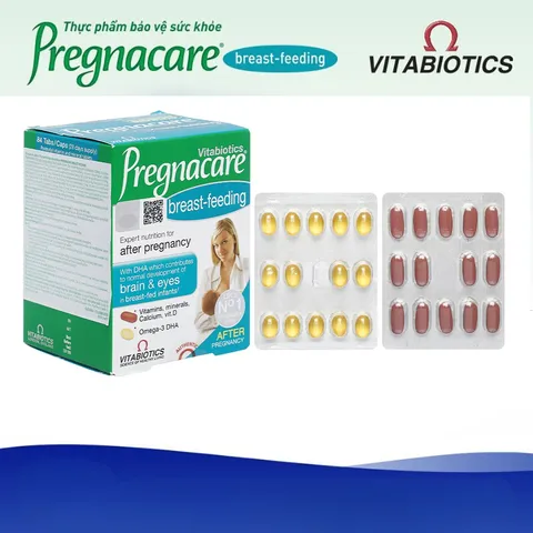 Vitamin bầu sau sinh Pregnacare breast-feeding 84 viên