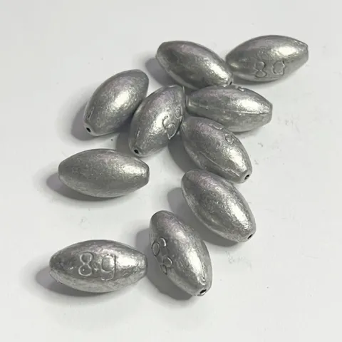 [Ảnh thật]10 viên chì câu cá, chì tròn xuyên tâm nguyên khối chất lượng, trọng lượng chuẩn - Vuabinhnuoc