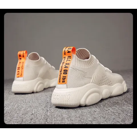 Giày Sneaker Nam G12 Kem - Thể Thao Cao Cấp Phong Cách Hàn Quốc, Thoải Mái, Dễ Phối Đồ, Chất Liệu Cao Cấp