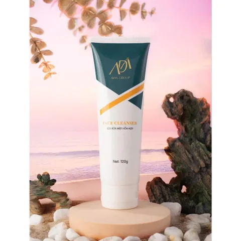 Sữa rửa mặt hỗn hợp ADA 120g không bọt, làm sạch sâu thông thoáng lỗ chân lông, cấp ẩm, phục hồi