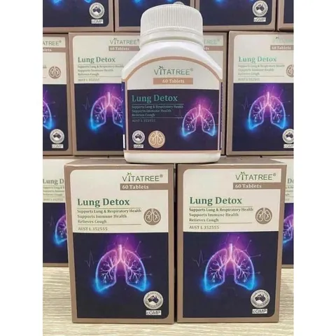 Viên Uống bổ phổi Lung Detox Vitatree (60 Viên) - Giải độc phổi