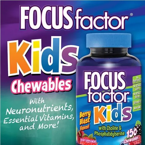 Viên Uống Focus Factor For Kids 150 Viên Chính Hãng USA – Thực Phẩm Bổ Sung Vitamin & Khoáng Chất Cho Trẻ Em