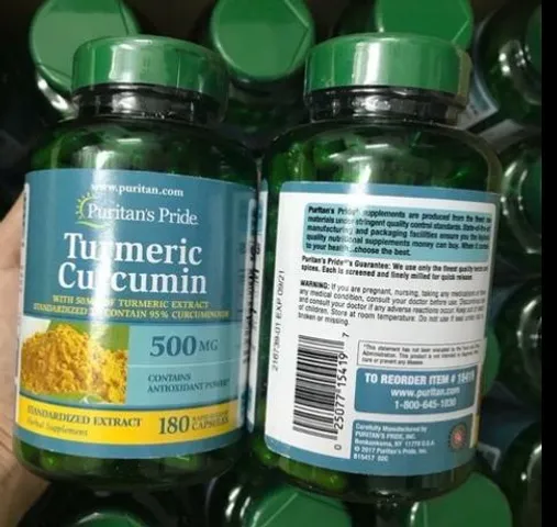 Viên uống Turmeric Curcumin 1000mg Puritan's Pride 120 viên