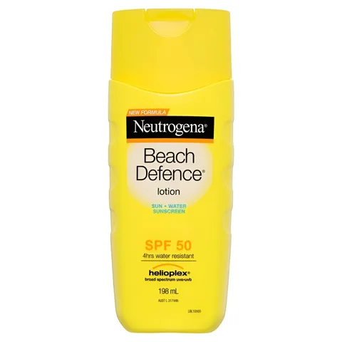Kem Chống Nắng Neutrogena Beach Defense SPF 50 - Xịt và Lotion Bảo Vệ Da Chống Tia UVA/UVB, Chống Nước, Dành Cho Đi Biển