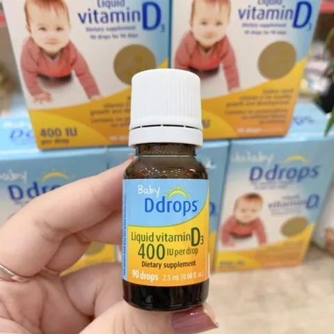 Siro Bổ Sung Vitamin D3 Baby Ddrops 2.4ml - Hỗ Trợ Phát Triển Xương Răng, Tăng Cường Miễn Dịch Cho Trẻ Em