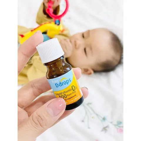 Siro Bổ Sung Vitamin D3 Baby Ddrops 2.4ml - Hỗ Trợ Phát Triển Xương Răng, Tăng Cường Miễn Dịch Cho Trẻ Em