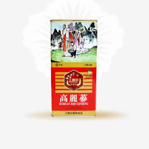 Hồng Sâm Khô Hộp Thiếc Bio Hàn Quốc 300g - Tăng Cường Sức Khỏe, Phục Hồi Năng Lượng, Hỗ Trợ Miễn Dịch