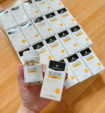 Viên Uống Hỗ Trợ Chống Nắng Heliocare 360° D Plus Capsules 30 Viên