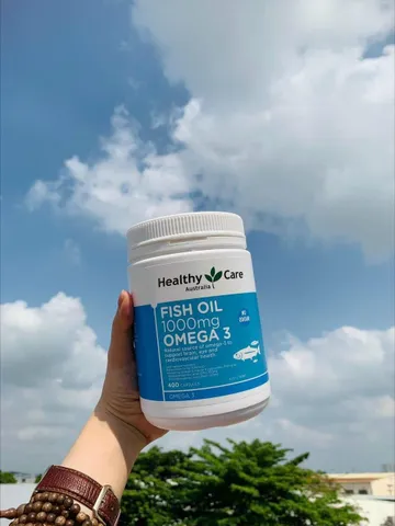 Dầu Cá Fish Oil 1000mg Omega 3 Healthy Care - 400 Viên Hỗ Trợ Tim Mạch và Não Bộ, Bổ Sung Omega 3 Tự Nhiên Từ Úc
