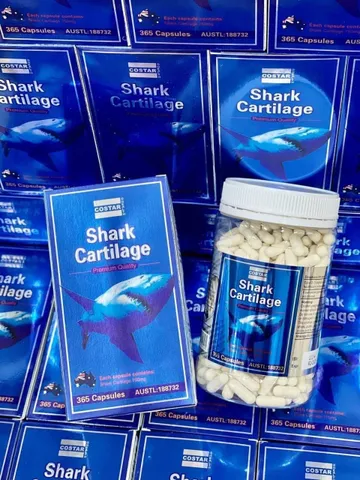 Viên uống Costar Sụn Khớp Blue Shark Cartilage 365 Viên - Hỗ trợ Sức Khỏe Xương Khớp Từ Thiên Nhiên, Giảm Đau và Tăng Cường Linh Hoạt