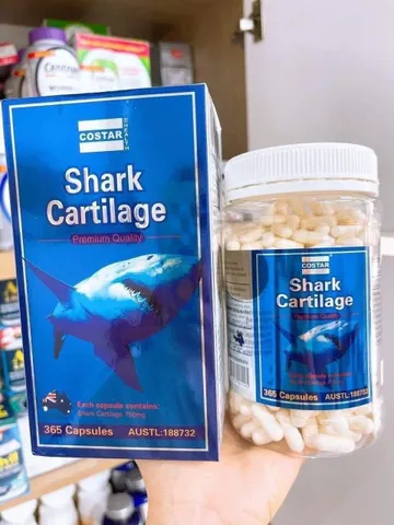 Viên uống Costar Sụn Khớp Blue Shark Cartilage 365 Viên - Hỗ trợ Sức Khỏe Xương Khớp Từ Thiên Nhiên, Giảm Đau và Tăng Cường Linh Hoạt