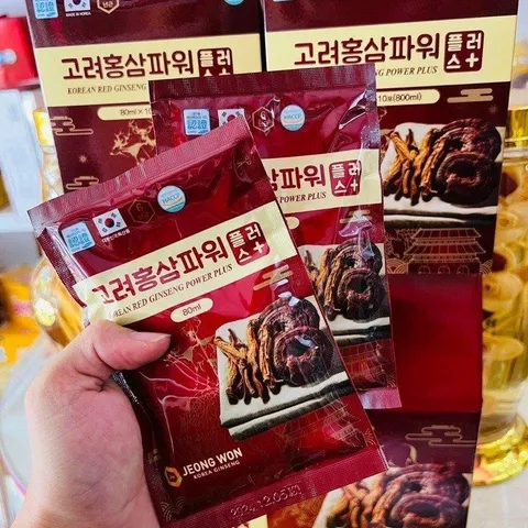 Nước uống hồng sâm linh Plus linh chi Samsung Hàn Quốc  20 gói * 80ml