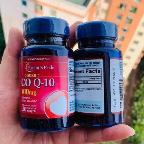 Viên uống bổ tim Coenzym Q10 120mg Puritan's Pride 120 viên