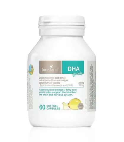 Dầu cá DHA Bioisland cho bé 60 viên (bổ sung omega 3 cho bé)