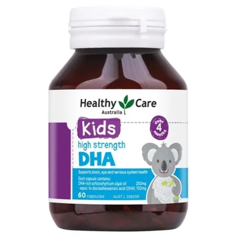 Viên uống bổ sung Canxi & DHA Healthy Care 60 viên - Tăng cường sức đề kháng, phát triển chiều cao và trí não cho trẻ em