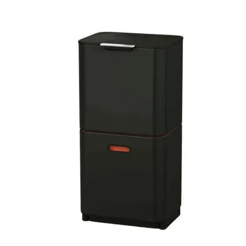 Thùng Rác 2 Ngăn Joseph Joseph 30106 Totem Max 60L Màu Đen Carbon - Thiết Kế Sang Trọng, Đa Dụng Cho Nội Thất và Chụp Hình Sản Phẩm