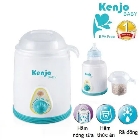 Máy Hâm Nóng Sữa & Thức Ăn Cho Bé KENJO KJ-02 - Thiết Kế Nhỏ Gọn, Tiết Kiệm Điện, An Toàn Cho Trẻ Nhỏ, Công Nghệ Nhật Bản