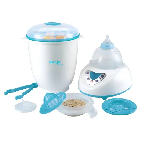 Máy Tiệt Trùng Bình Sữa Kenjo KJ-09N - Đa Chức Năng Tiệt Trùng & Sấy Khô Tự Động, An Toàn Cho Bé Yêu, Công Nghệ Nhật Bản