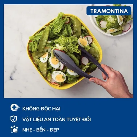 Kẹp Thịt Đa Năng Tramontina 30cm - Gắp Đồ Ăn Chất Liệu Nhựa PA Chịu Nhiệt, Sản Xuất Tại Brazil