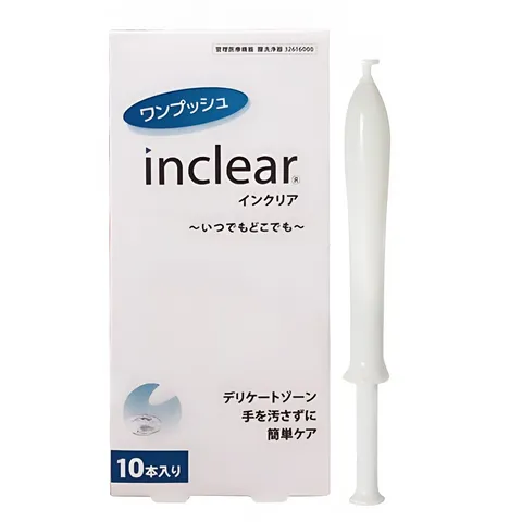 Đũa Thần Se Khít Vùng Kín Inclear Nhật Bản - Hộp 10 Cái - Gel Vệ Sinh Phụ Nữ Tăng Cường Lợi Khuẩn, Ngăn Ngừa Viêm Nhiễm