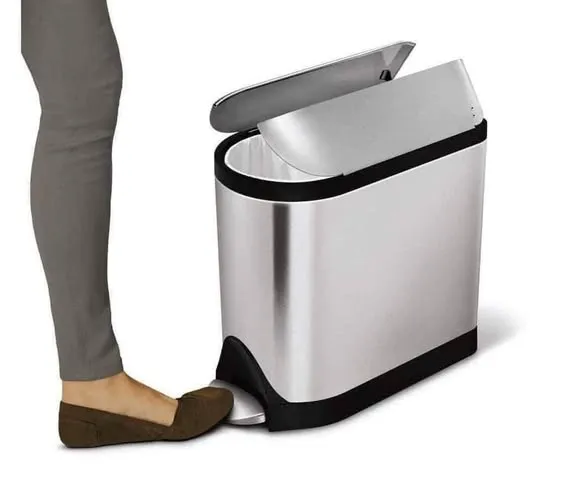 Thùng rác SimpleHuman cánh bướm 10L