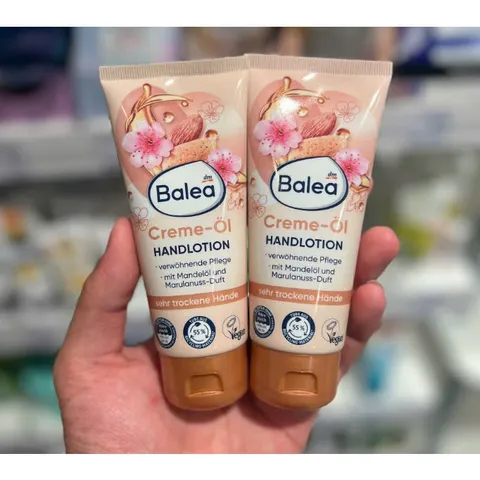 Kem dưỡng thể, body lotion Balea nội địa Đức, dưỡng trắng toàn thân, sáng mịn mùi thơm mát 200ml - Creme-Ol 217089