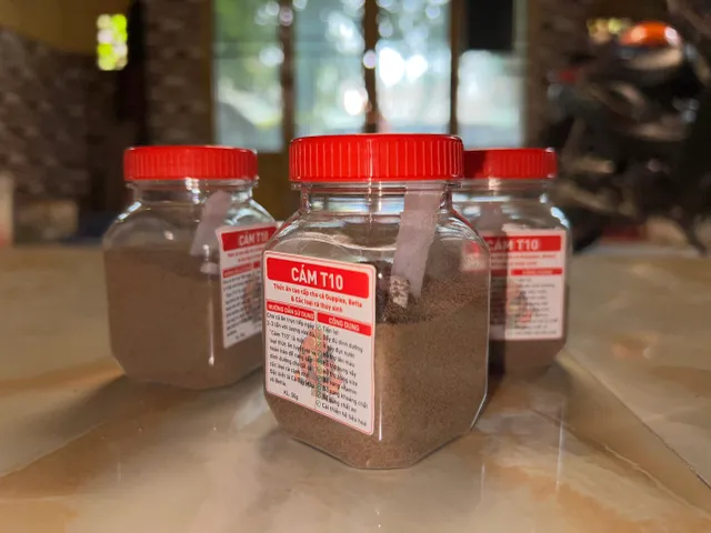 Cám trộn T10 - Thức ăn dinh dưỡng cho cá Guppy, Betta và thủy sinh - Hỗ trợ lêm màu, nhanh lớn, cải thiện tiêu hóa