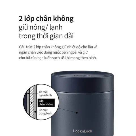Hộp Đựng Cơm, Ủ Cháo Giữ Nhiệt LocknLock LHC8052-300ml - Hàng Chính Hãng