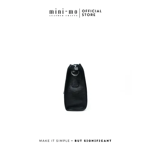 Túi Đeo Chéo MINI-MO M-YTHICAL Da Bò Black Patent Cao Cấp, Phong Cách Trẻ Trung Hiện Đại. SBAG-03