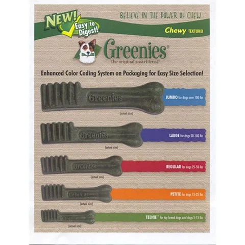 Bánh thưởng Greenies Original Petite cho chó - Bánh nhai dinh dưỡng tốt cho răng miệng, giúp hơi thở thơm mát, phù hợp cho chó từ 7-11kg